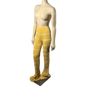 NWT Sandro Proper Knits Tie dye flare trousers